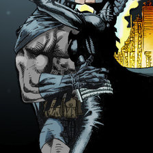 Схема вышивки «Batman»