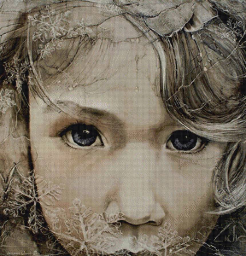 глаза ребенка - портрет, девочка - предпросмотр