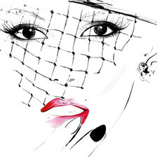 Схема вышивки «Серия "Женский образ"»