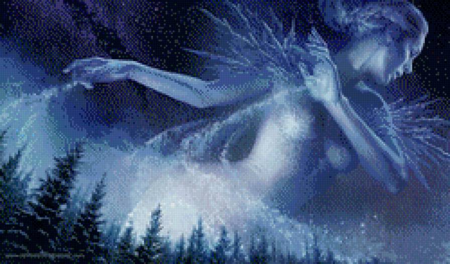 Снежная королева - магия, зима, девушка - предпросмотр