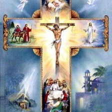 Схема вышивки «Иисус»