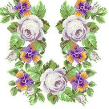 Схема вышивки «розы 2»