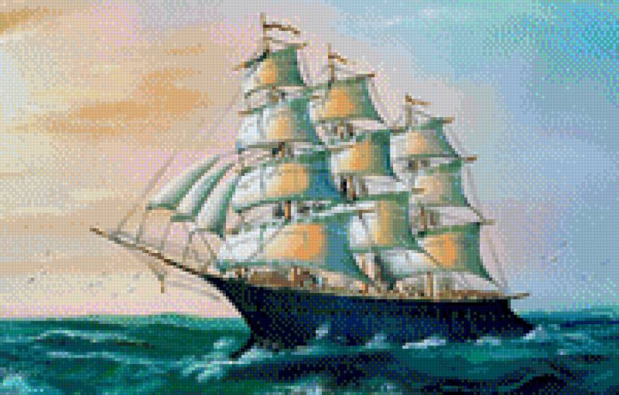 Корабль - море, корабль - предпросмотр