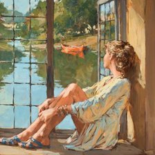 Схема вышивки «Картина Пол Хедли»