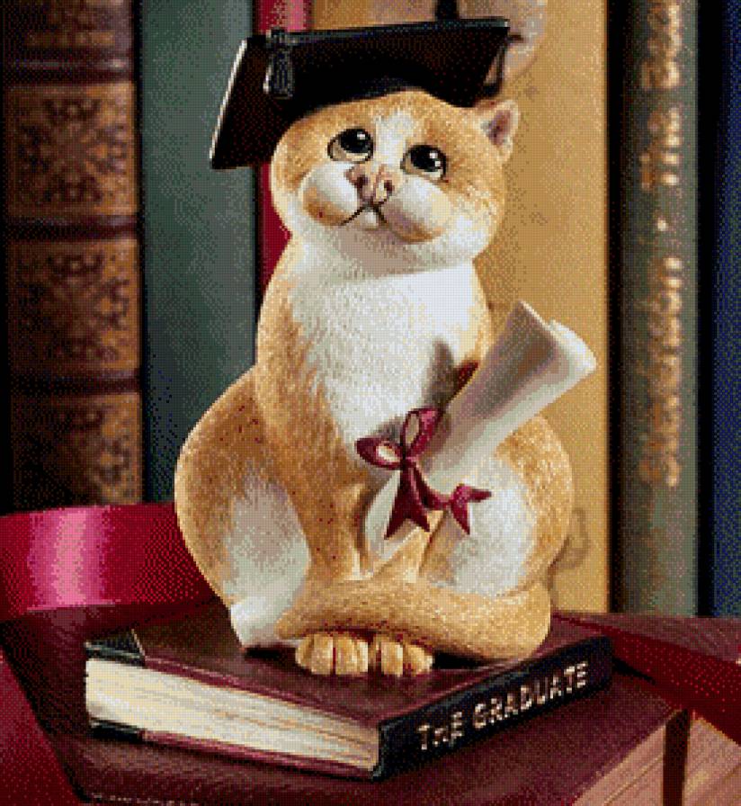 кот ученый - домашние любимцы - предпросмотр