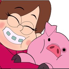 Схема вышивки «Мэйбел из гравити фолз»