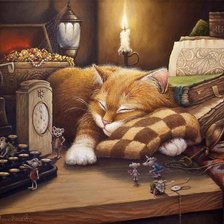 Схема вышивки «в мире животных»