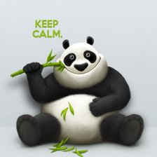 Схема вышивки «панда»