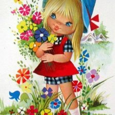 Схема вышивки «muñequita»