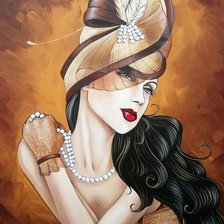 Схема вышивки «женский образ»