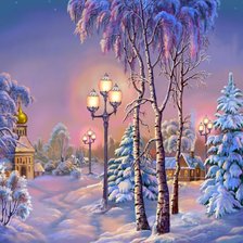 пейзаж зимний