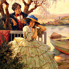 Схема вышивки «Пара»