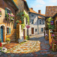 Схема вышивки «Sung Kim - Италия»