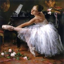 Схема вышивки «bailarina 2015»