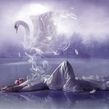 Схема вышивки «Девушка»