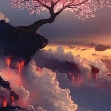 Схема вышивки «Сакура»