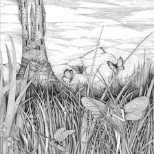 Схема вышивки «Далекий замок»