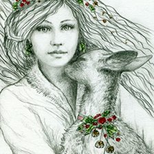 Схема вышивки «Старый Новый год»