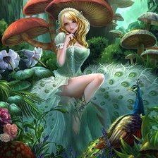 Схема вышивки «Мухоморная фея»