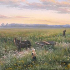 Схема вышивки «Сенокос»