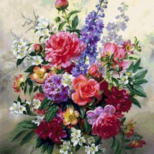 Схема вышивки «Букет»