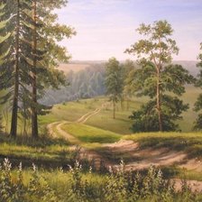 Схема вышивки «Лесная дорожка»