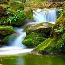 Схема вышивки «водопад»