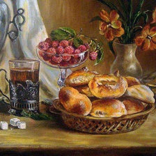 Схема вышивки «Натюрморт О.Воробьевой»