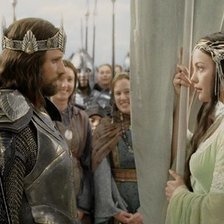 Схема вышивки «Арагорн и Арвен»