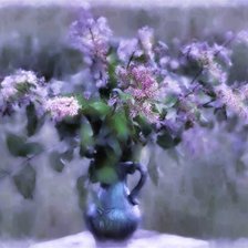 Схема вышивки «Сирень»