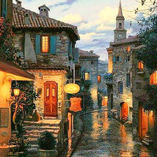 Схема вышивки «Серия "Городские пейзажи"»