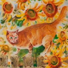 Схема вышивки «Золото и изумруд:-)»