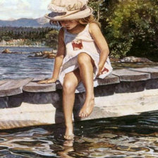 Схема вышивки «Детство»