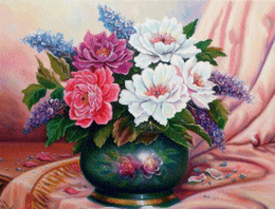 Букетик - букет, цветы - предпросмотр