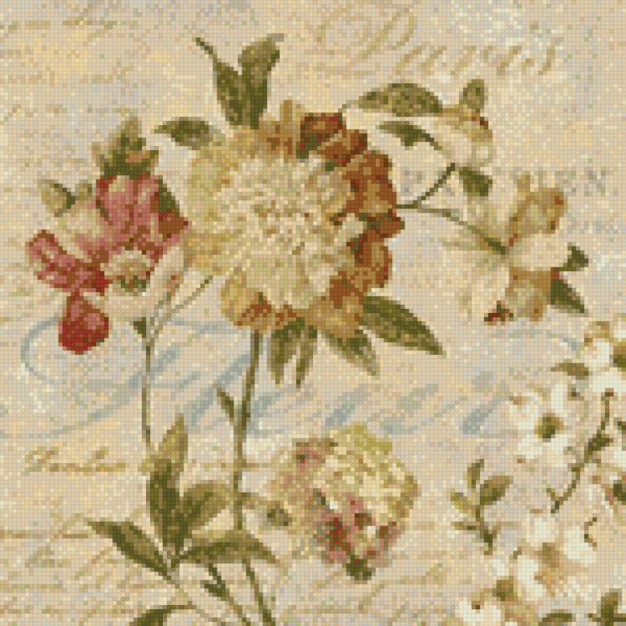 винтажный цветок 2 - винтаж, цветок - предпросмотр