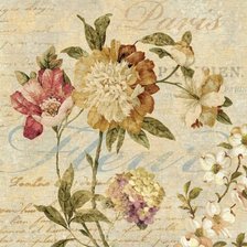 Схема вышивки «винтажный цветок 2»