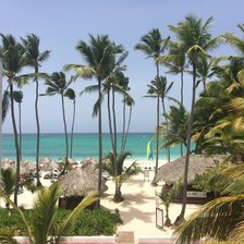 Схема вышивки «Вид из окна.»