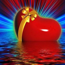 Схема вышивки «сердечка»