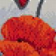 Предпросмотр схемы вышивки «маки на сером» (№981321)