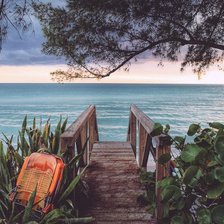 Схема вышивки «море»