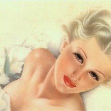 Схема вышивки «pin-up»