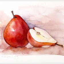 Схема вышивки «груши»