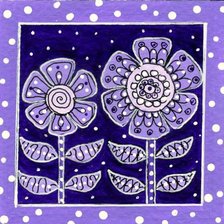 Схема вышивки «цветы»