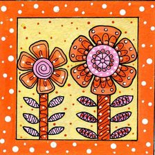 Схема вышивки «цветы»