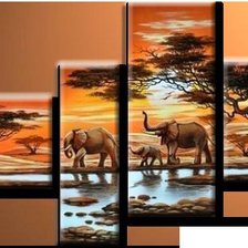 Схема вышивки «триптих»