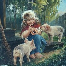 Схема вышивки «Детки»