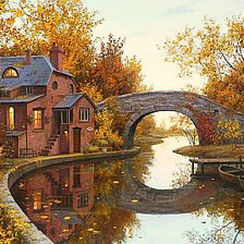 Схема вышивки «Серия "Пейзажи"»