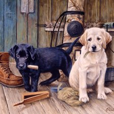 Схема вышивки «Мастера на все лапы»