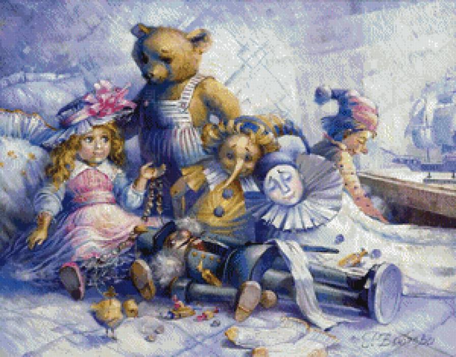 Старые игрушки - игрушки, детство - предпросмотр