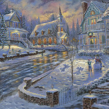 Схема вышивки «Зимнее настроение»